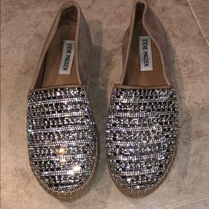 Steve Madden sequined platform espadrilles